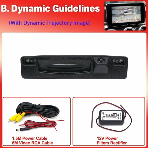 Задняя камера HD для Ford Focus 3 MK3 подъемный седан SE 2015 2019 2020 ручка багажника резервная парковочная камера заднего вида B Dynamic Rectifier 3163₽