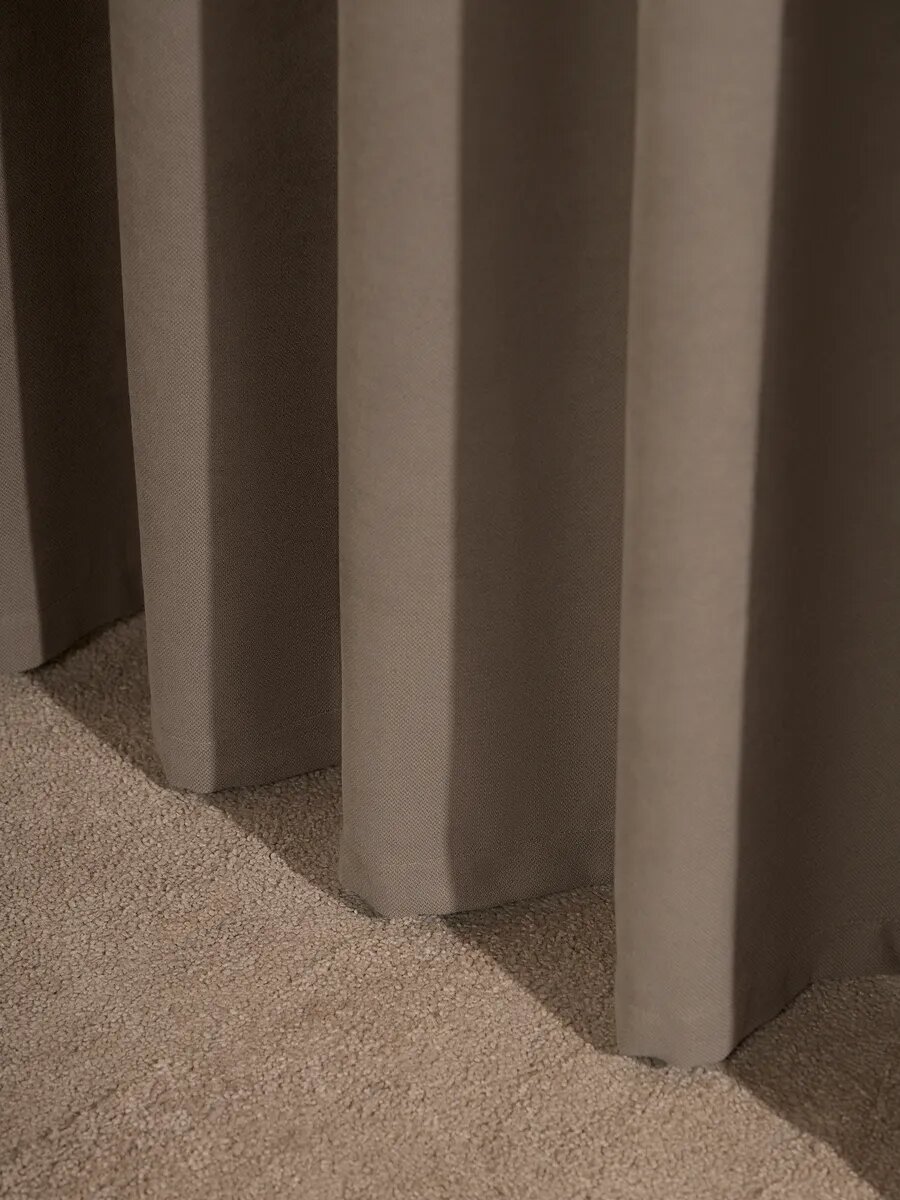 Шторы для гостиной и спальни SANPA HOME 200х260 см, комплект 2шт, шторная лента — фото 1