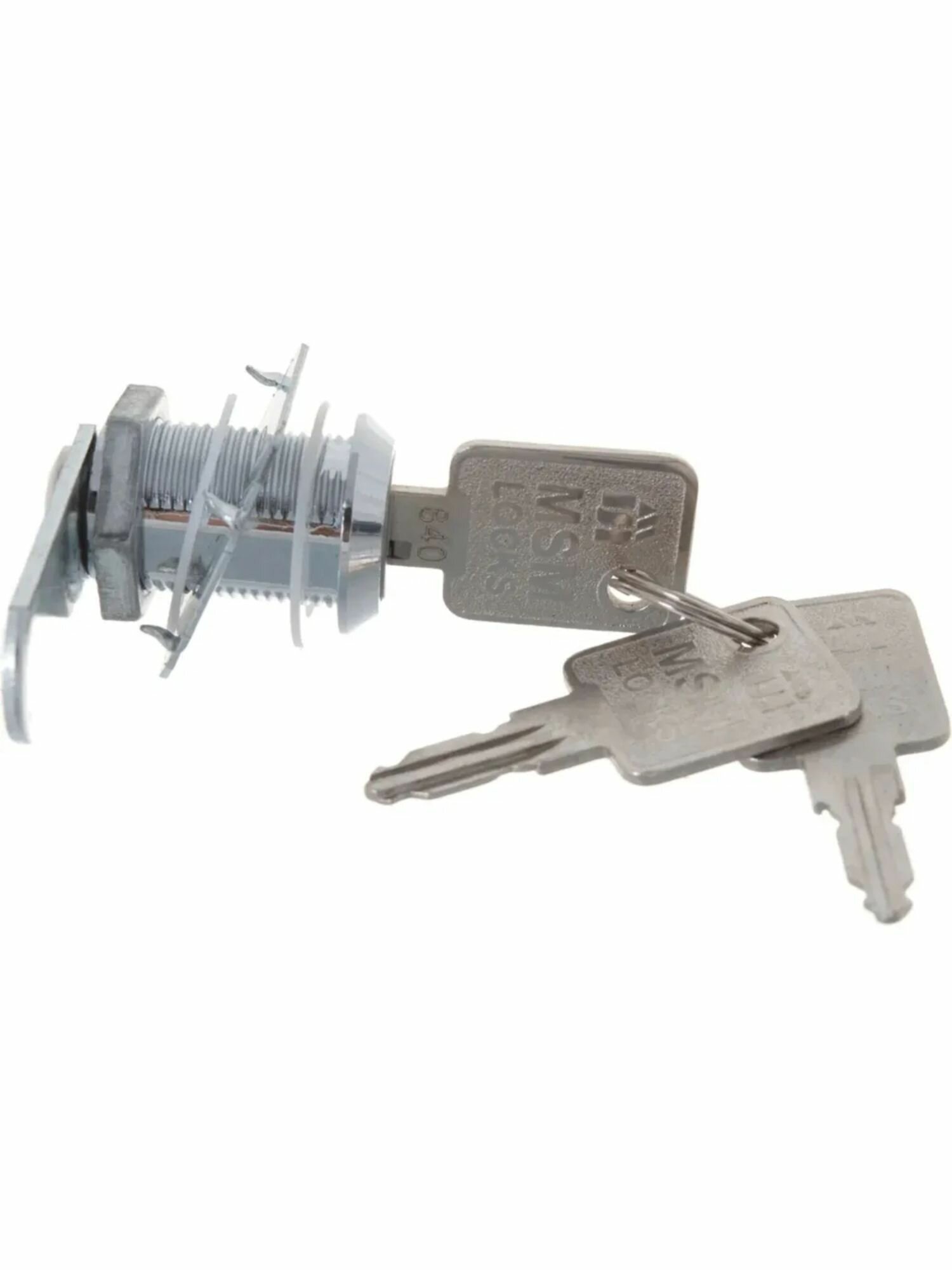 Почтовый замок CL1-25-S, 3 ключа, врезная часть 25 мм, d 16 мм — фото 1