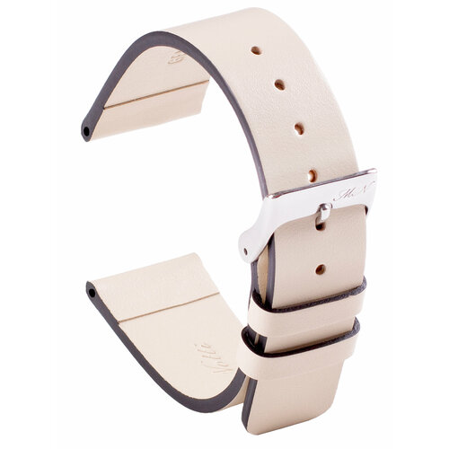 Ремешок Mario Notti, фактура гладкая, размер 20, коричневый