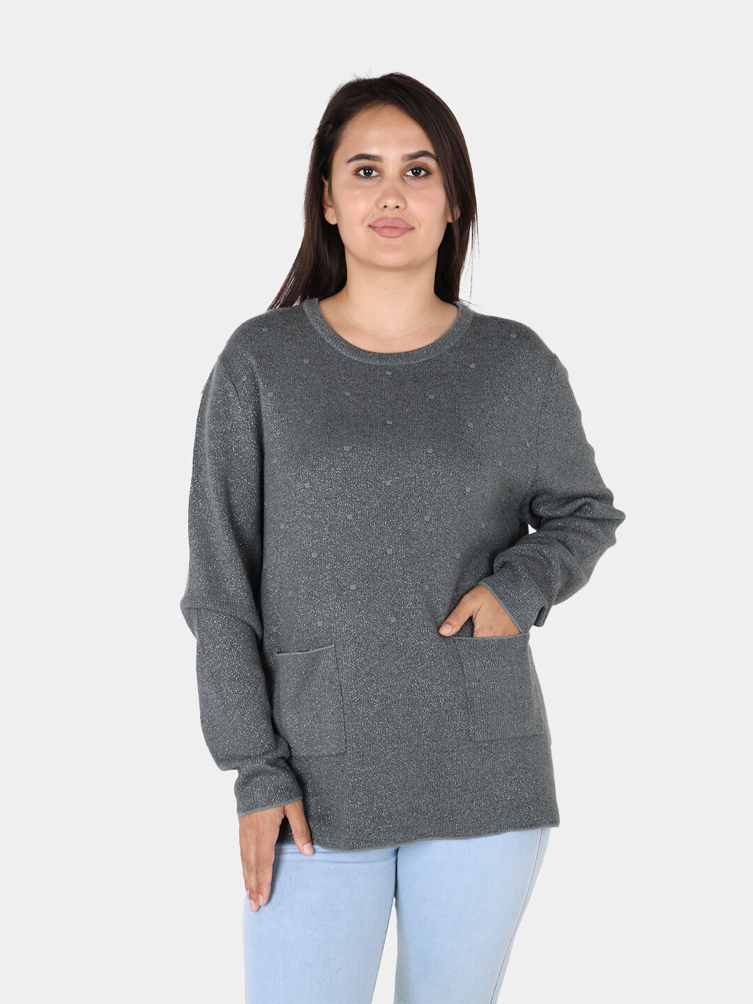 Свитер размер One Size, , темно-зеленый — фото 1