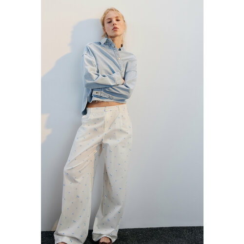 фото Брюки befree mix&match, размер m/170, белый