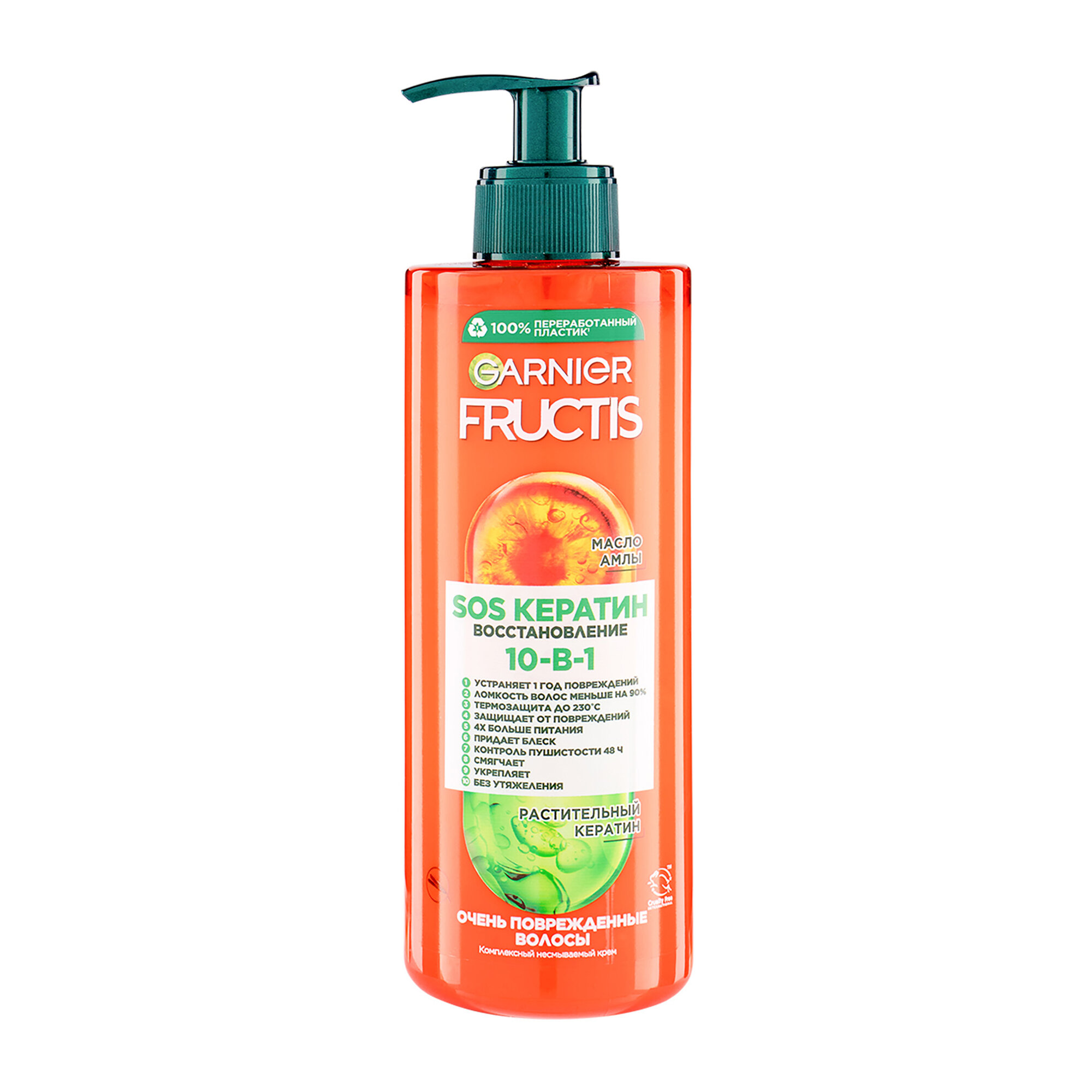 FRUCTIS SOS Спасатель волос крем 10в1 несм 400мл(Лореаль):6 — фото 1