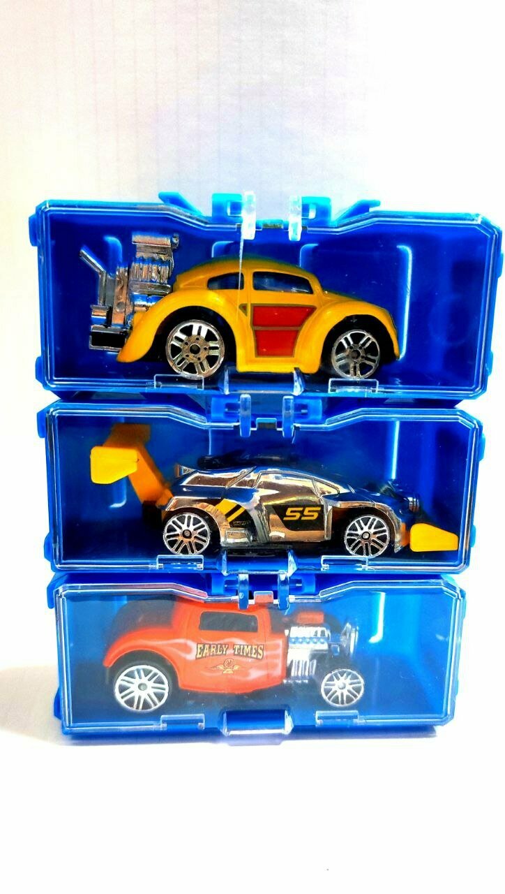 Игрушечные машинки набор Hot Cars BOX 3x металлические