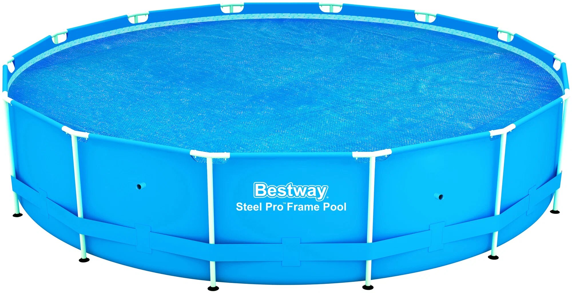 Покрывало Bestway 58252  для каркасного бассейна  плавающее  427 457см  синее
