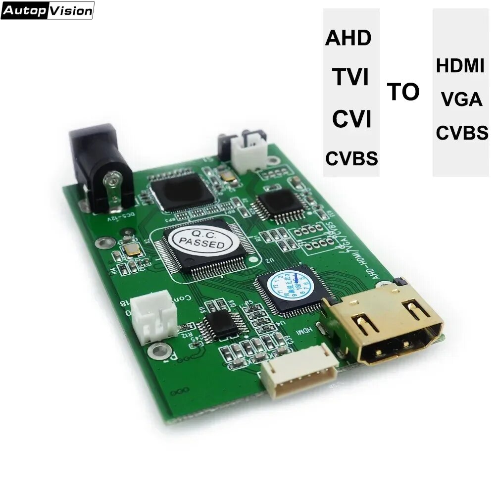AHD41 4-в-1 HD плата преобразователя видеосигнала AHD TVI CVI CVBS плата преобразователя сигналов HDMI VGA CVBS AHD41