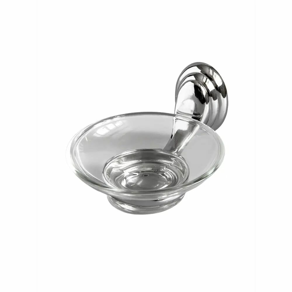 Мыльница Ханна подвесная стекло цвет прозрачный