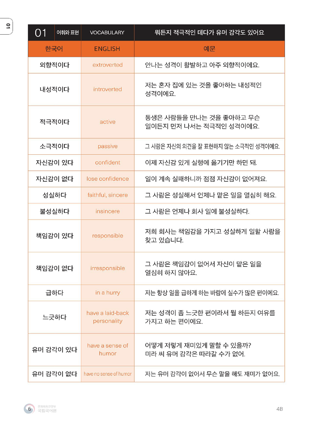 Седжон Хангуго 4B (Учебник по лексике и грамматике) (А5 Формат) — фото 1