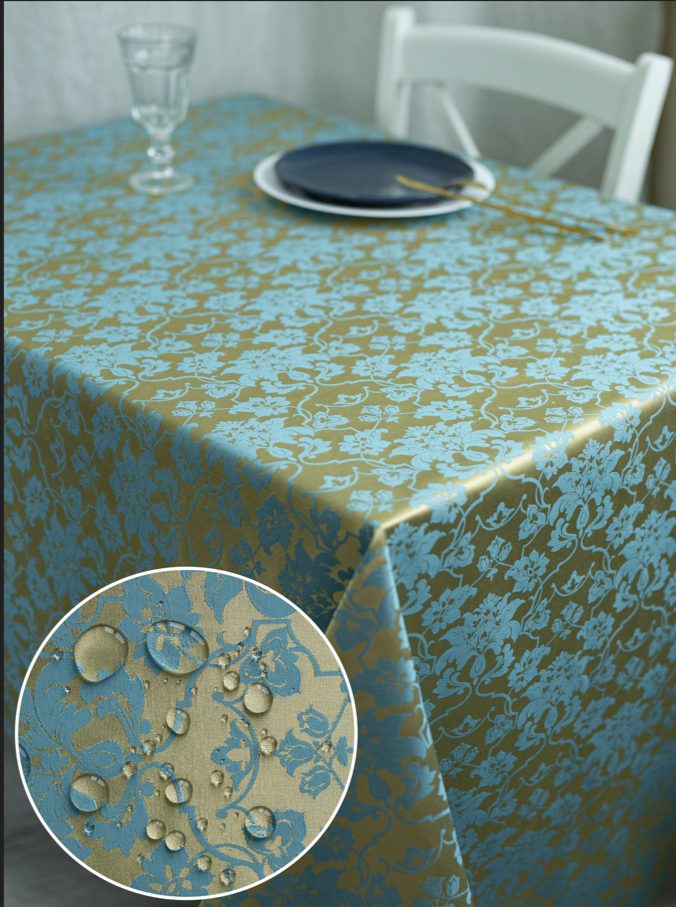 Скатерть моготекс размером 150 х 150см, квадратная на стол праздничная хлопок водоотталкивающая