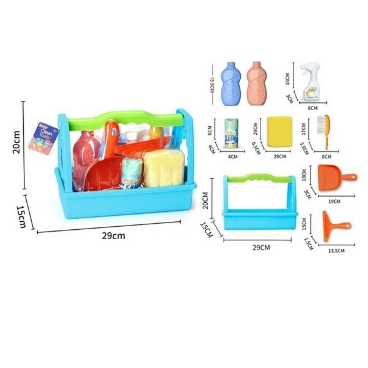 Набор  Помощница  предметы для уборки  п к 29x15x20 см