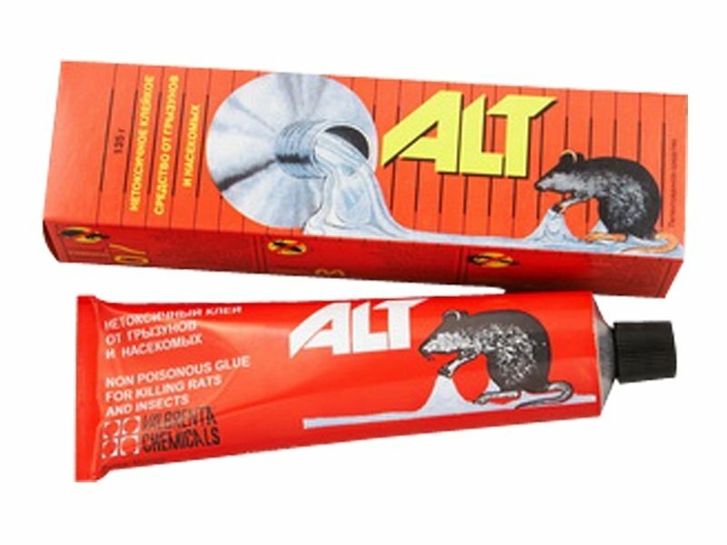Клейкое средство  клей АЛТ от грызунов и насекомых 
