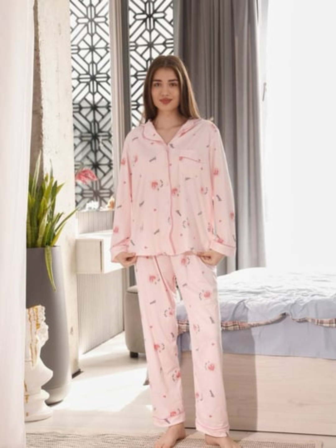 Пижама для кормящих мам 42