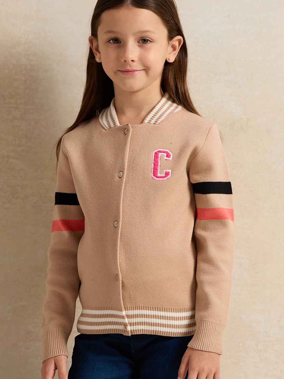 Пуловер REDTAG, размер 6-7 лет, beige — фото 1