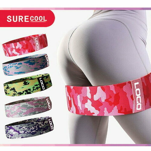 Резинка для фитнеса TD-802 648 см размер S красный 759₽