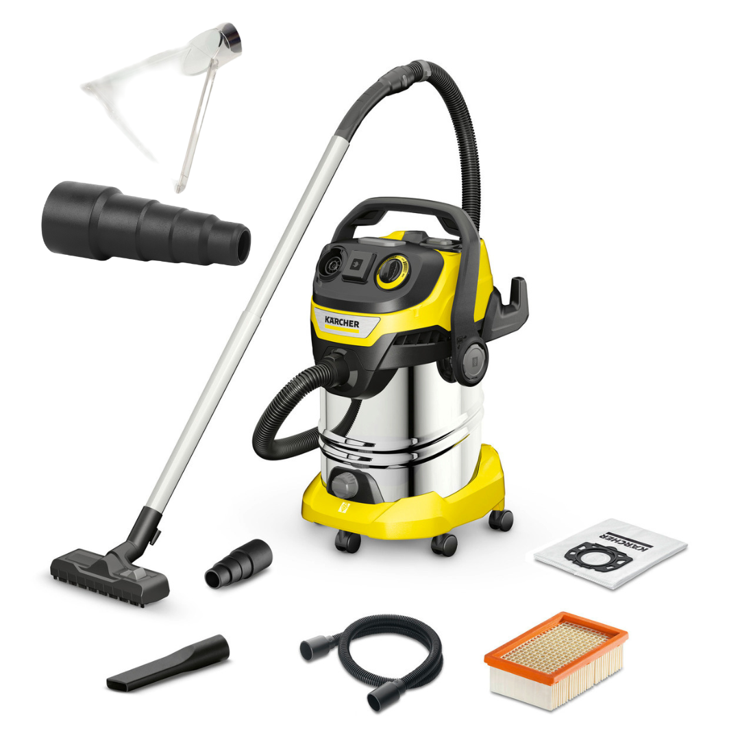 KARCHER WD 6 P S V-30/6/22/T+широкая насадка для химчистки, переходник 5 ст