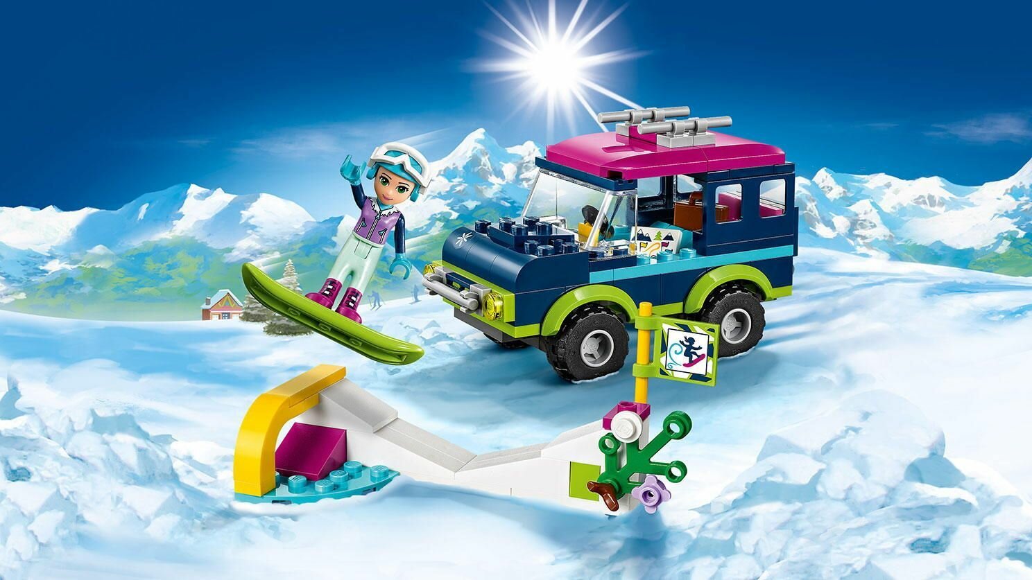 LEGO Friends Горнолыжный курорт: внедорожник - фото №18