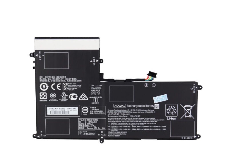 Аккумулятор для HP ElitePad 1000 G2 (AO02XL HSTNN-UB50) 31Wh 7.4V-7.6V