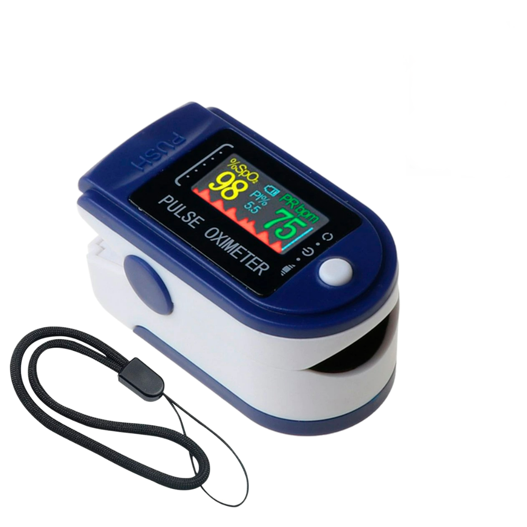 Пульсоксиметр (кислородомер, оксиметр) на палец Fingertip Pulse Oximeter LK 88