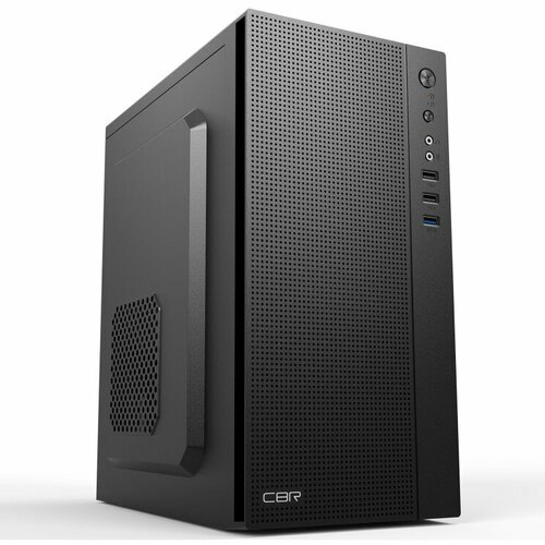 Cbr Корпус PCC-MATX-MX12-WPSU Корпус mATX Minitower MX12, без БП, 1 USB 3.0, 2 USB 2.0, HD Audio+Mic, Black корпус cbr matx minitower rd873 pcc matx rd873 450w