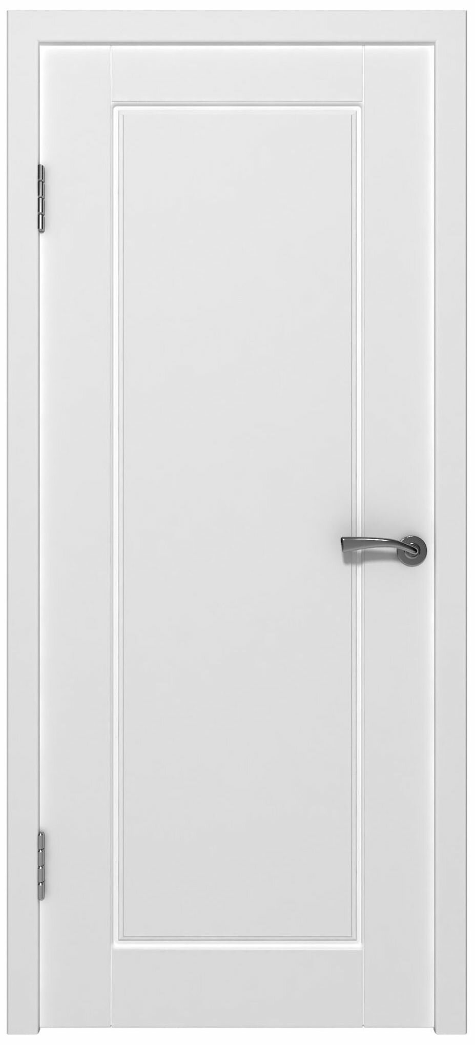Межкомнатная дверь Порта глухая Белая 80х200 cм