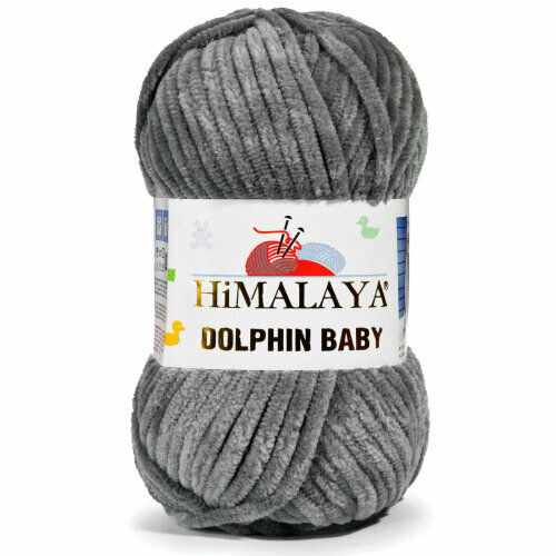 Пряжа Himalaya DOLPHIN BABY 100% Полиэстер, 100гр/120м, (80367 темно-серый) 1 упаковка (5 мотков) пряжа himalaya dolphin baby 100% полиэстер 100гр 120м 80367 темно серый 1 упаковка 5 мотков