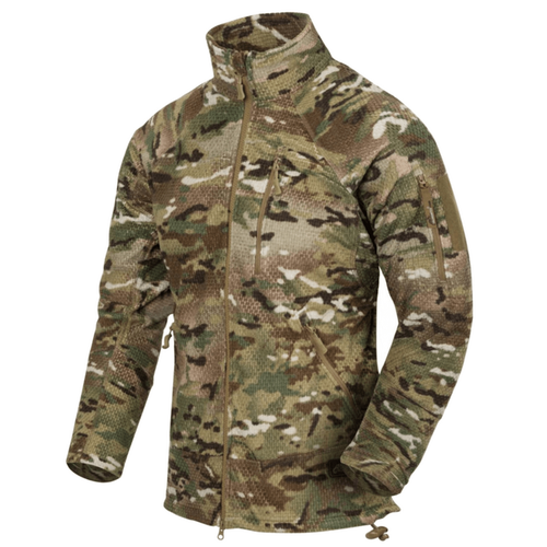 Кофта флисовая ALPHA Helikon, цвет Camogrom(3XL) флисовая куртка helikon tex alpha tactical grid fleece jacket coyote xl
