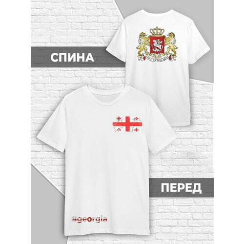фото Футболка, размер 3xl (56-58), белый printech