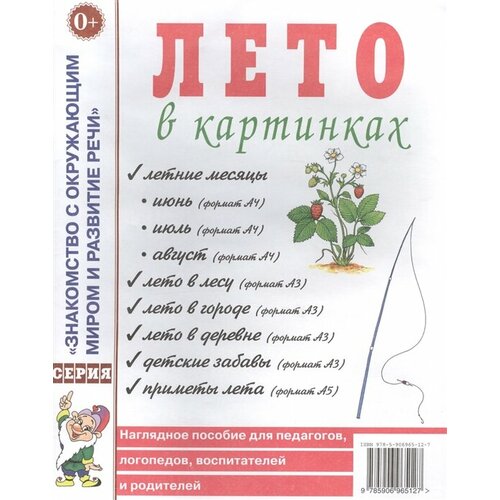 Лето в картинках. Наглядное пособие для педагогов, логопедов, воспитателей и родителей