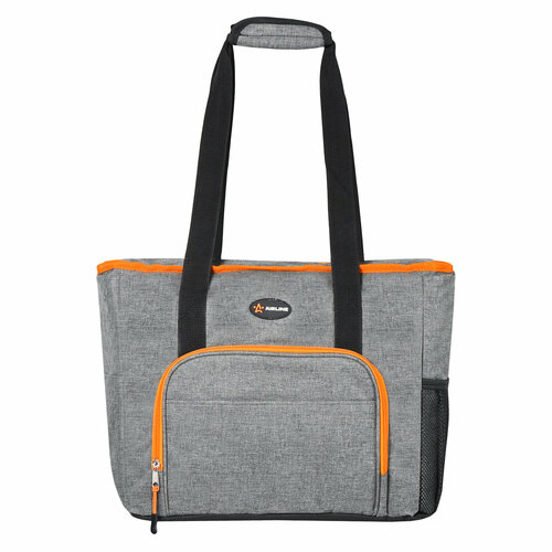 фото Сумка-холодильник (термосумка)"пляжная", 19л, 35,5*31*18см, водонепр, сер. adcb005 airline
