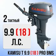 Лодочный мотор KAMISU T9.9 PRO BMS, бензиновый, 18 л. с, 246 куб. см, 2 тактный, 7,32 кВт