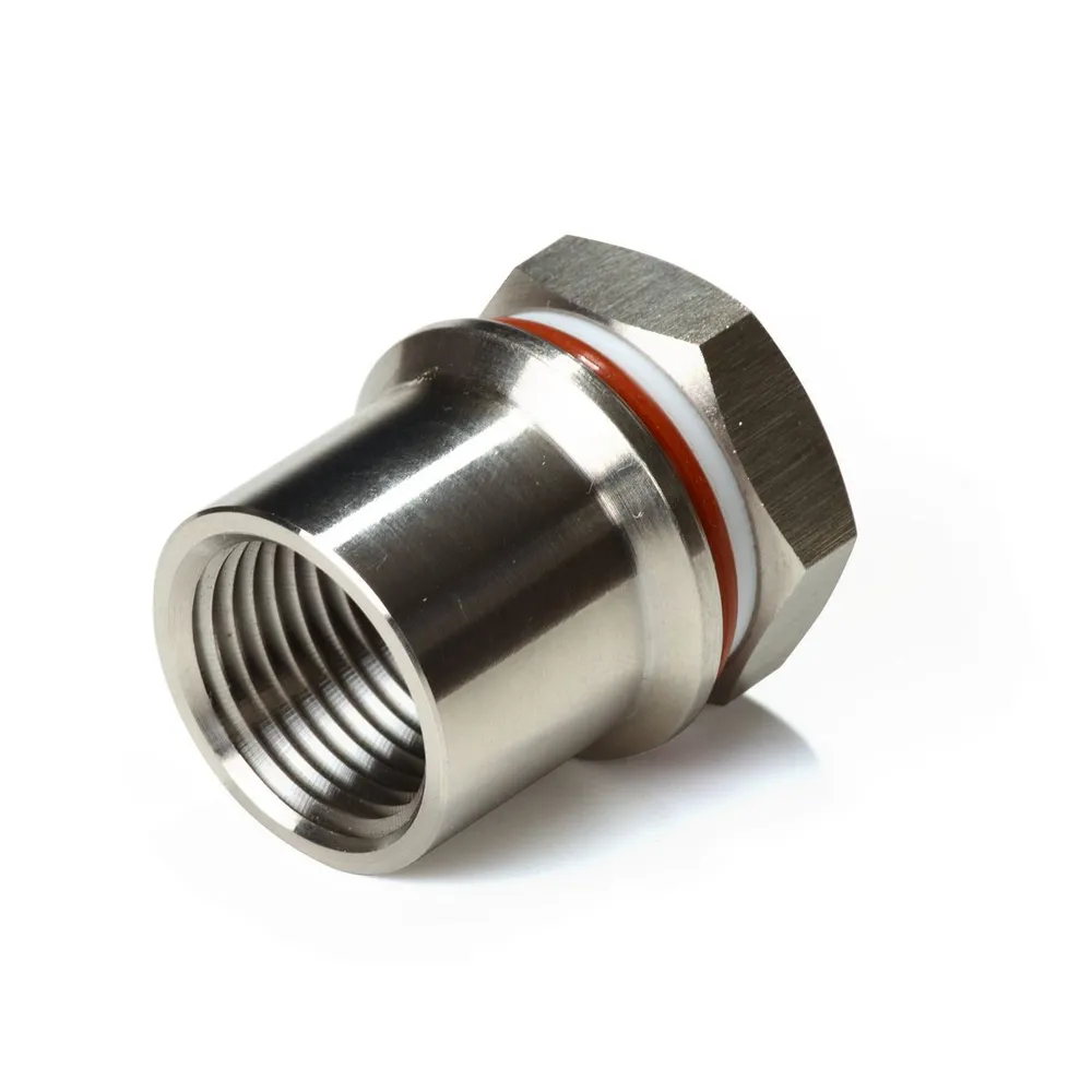 фото Футорка с гайкой для установки термометра в котлы, резьба G 1/2