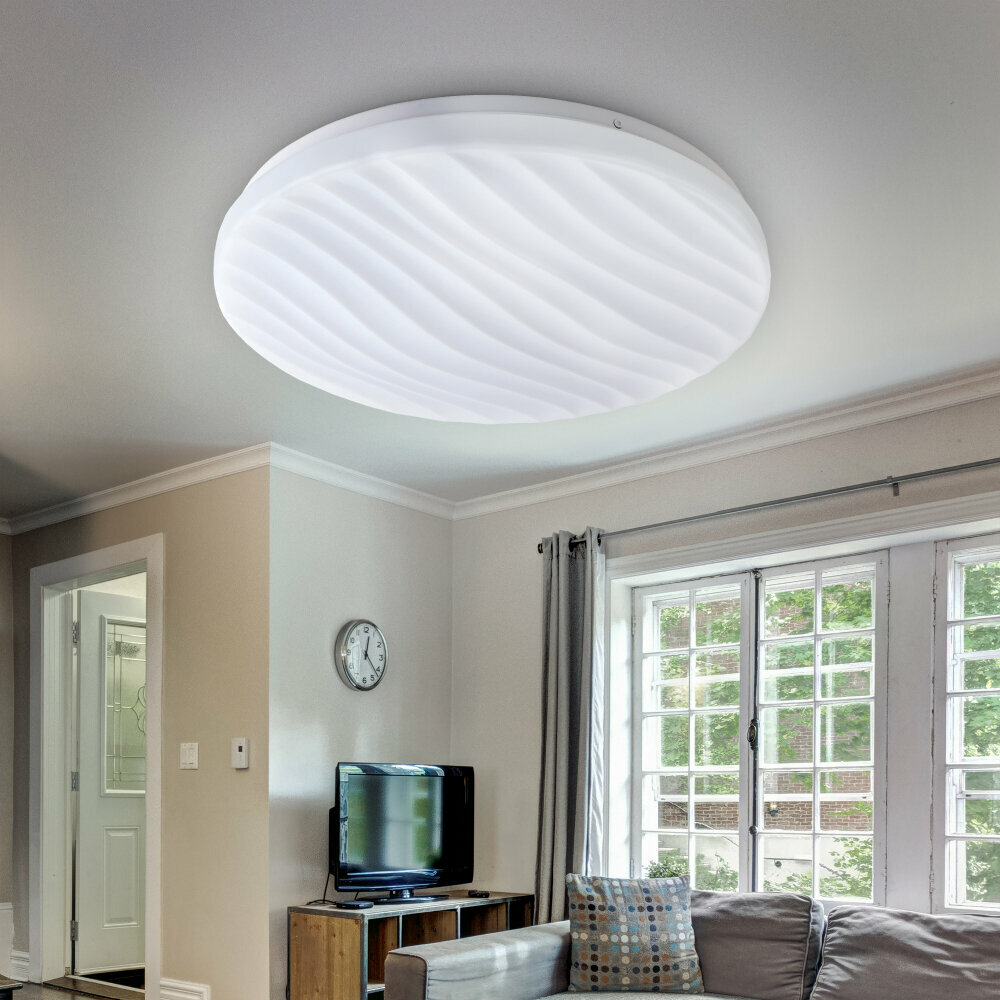 фото Светильник потолочный светодиодный ЭРА SPB-6-Slim 4-36-4K модерн, белый, 36Вт, 4000К