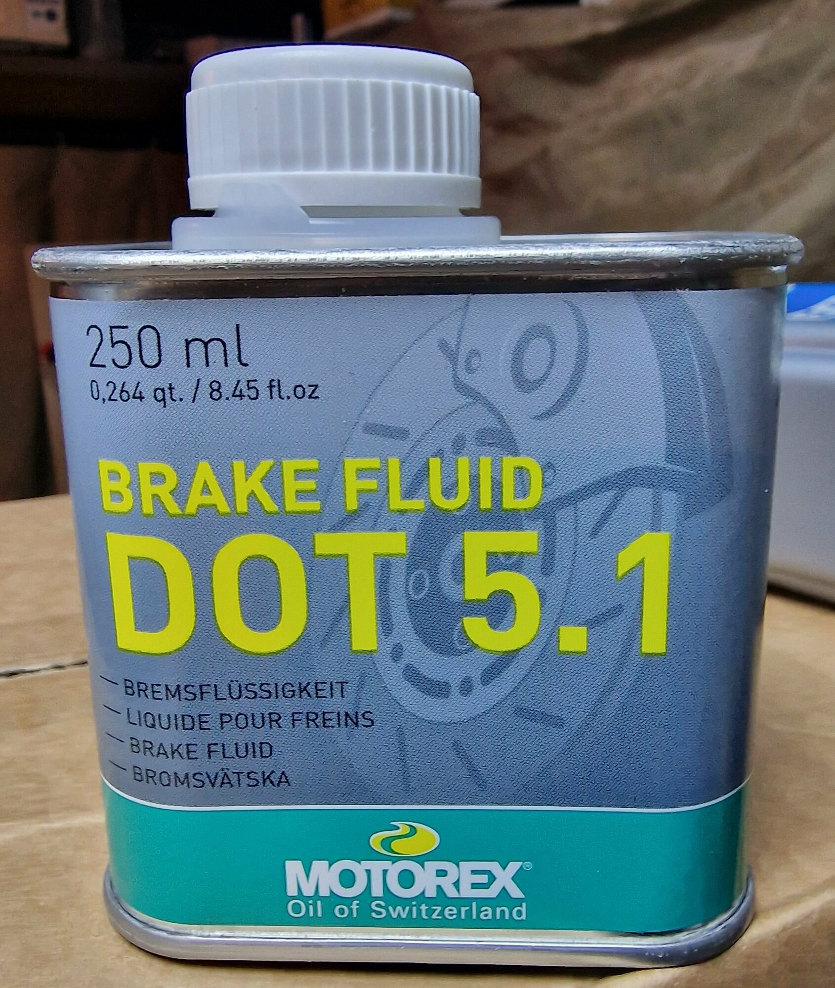 Motorex Жидкость тормозная Brake Fluid DOT 5.1 0.25L