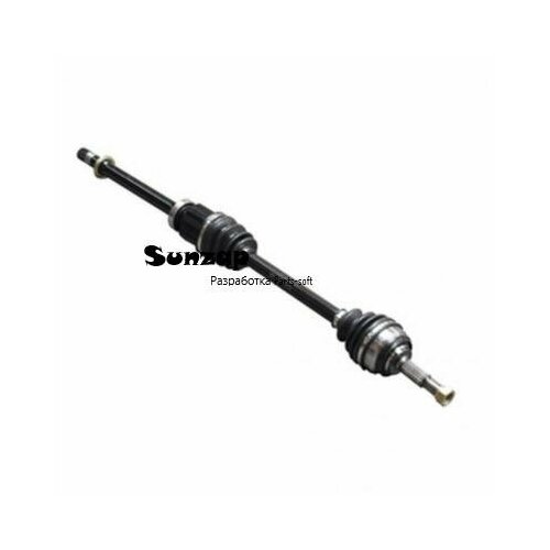 BRECKNER BK34204 Привод в сборе Fr R (с ABS) RE Logan