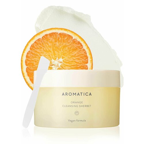 AROMATICA Очищающий щербет для лица с маслом апельсина Orange Cleansing Sherbet