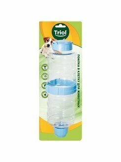 Поилка TRiOL в клетку для животных "Аква", 950мл, 120*90*300мм