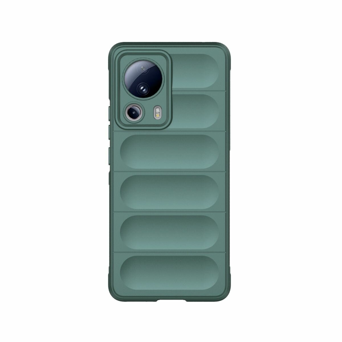 Противоударный чехол Flexible Case для Xiaomi 13 Lite (зеленый)