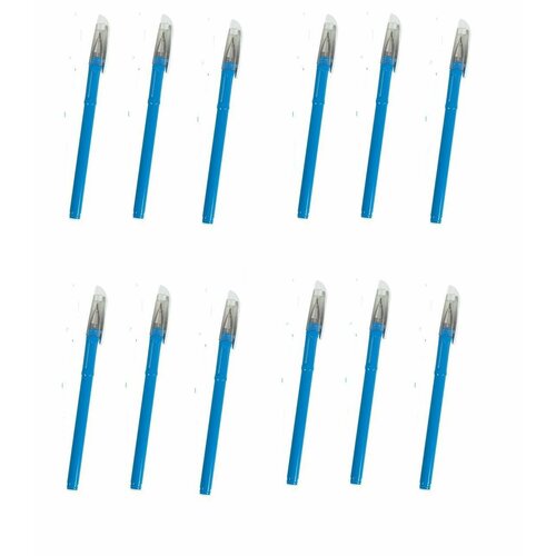 Союз Ручка масляная "Oil pen", синий, 0,7 мм, кругл. корпус, пастель, 12 шт