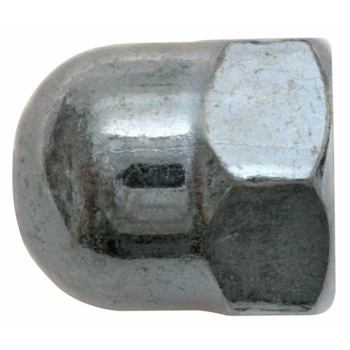 Гайка самоконтрящаяся гайка шестигранная гальваническая оцинковка DIN 1587 SW10/M6x1.00 (10 pcsх7упк) SWG, Германия