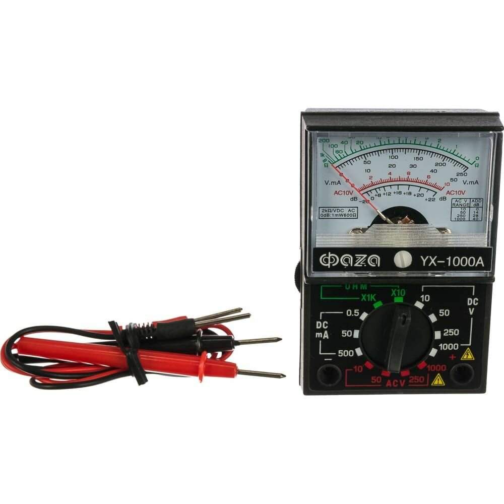 фото ФАZА Мультиметр аналоговый YX-1000A 5000537