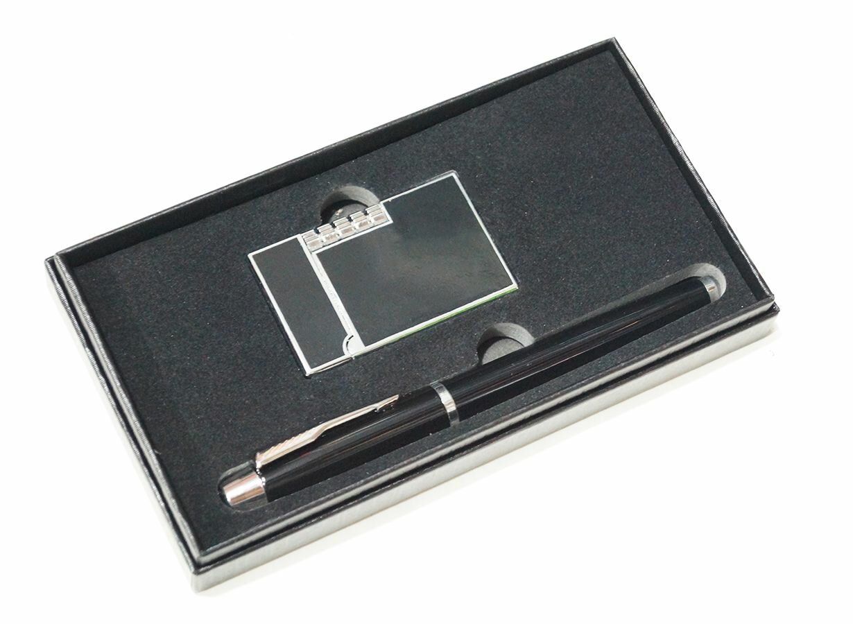 Набор подарочный зажигалка с ручкой