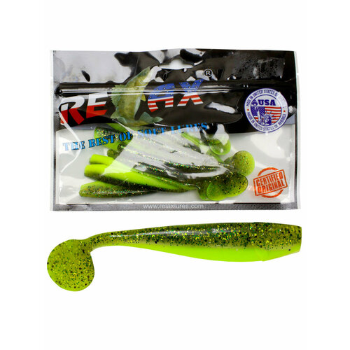 силиконовая приманка для рыбалки relax риппер kingshad 4 длина 10 0cm вес 8 9g цвет l064 silk baby bass 10 штук Силиконовая приманка для рыбалки RELAX - Риппер KINGSHAD 4, длина - 10,0cm, вес - 8,9g, цвет L064 (Silk, Baby Bass) (10 штук)