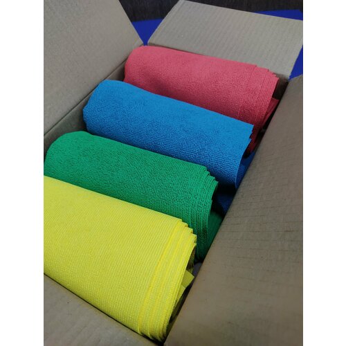 Безворсовые салфетки для уборки 20шт из микрополимера 40*40 см FEDAS