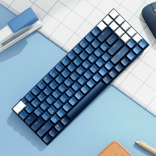 Клавиатура механическая UGREEN KU102 Slim Mechanical Keyboard USB-C & Bluetooth тонкая и легкая синий