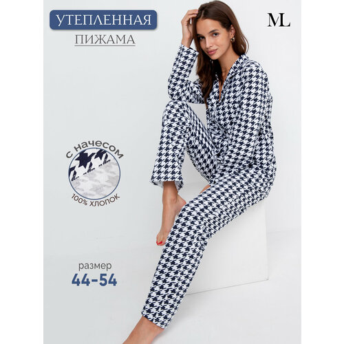 Пижама Modellini, размер 44, синий пижама modellini размер 44 коричневый