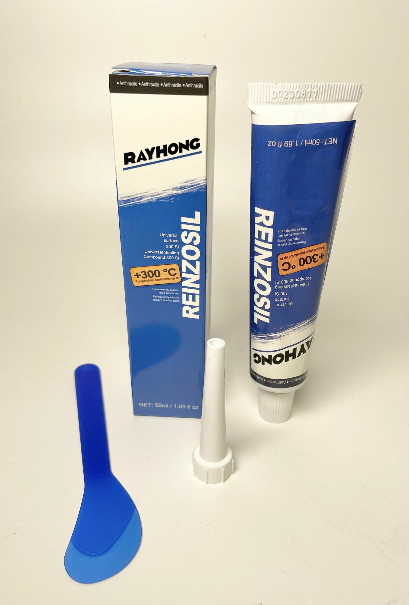 фото Герметик (формирователь прокладок) Rayhong Reinzosil +300 C, 50 ml, белый