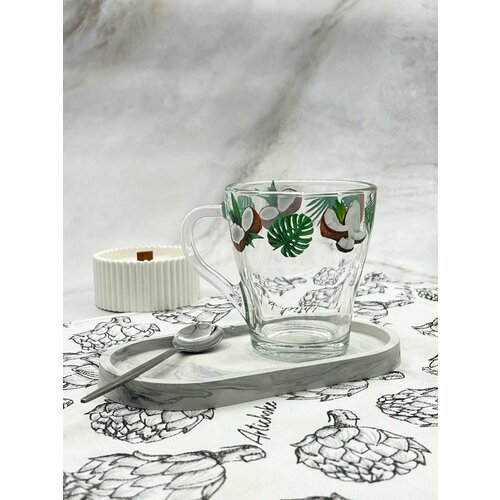 Кружка для чая и кофе 280 мл. Кокос