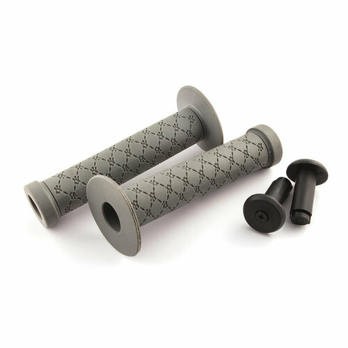 фото Грипсы clarks bmx grip c100 145 мм, с фланцами цвет: grey clark's