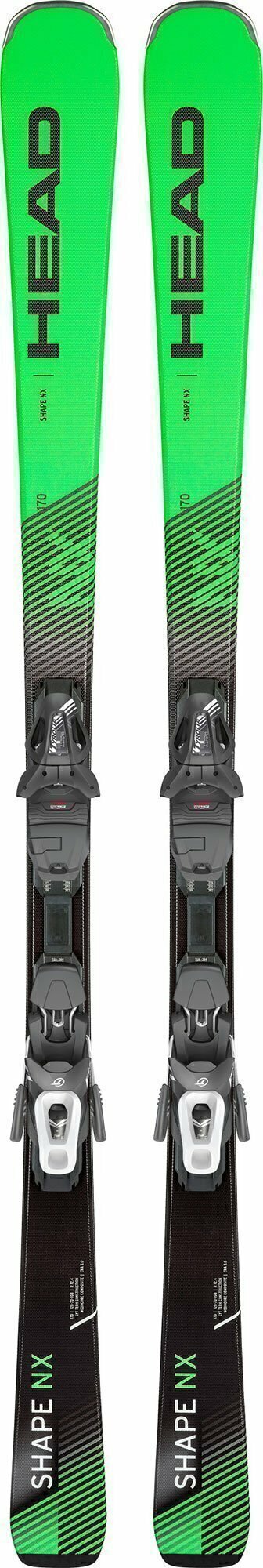 Горные лыжи HEAD Shape NX R LYT-PR+PR 11 GW BR 78 (20/21) Black-Green, 170 см