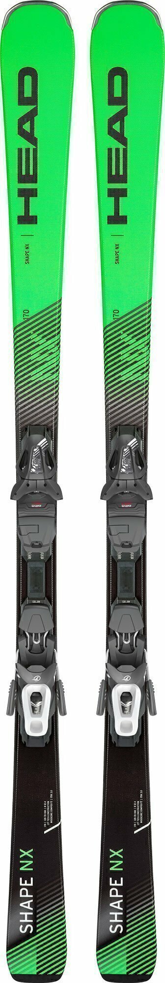 фото Горные лыжи HEAD Shape NX R LYT-PR+PR 11 GW BR 78 (20/21) Black-Green, 156 см